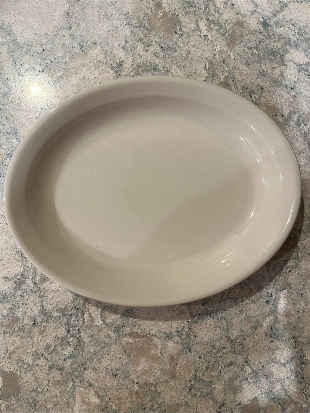 VTG Shenango China White Platters Set of 2 - Picture 2 of 5